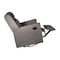 Flash Furniture Cash Swivel Glider Rocker Recliner Chair, Manual 360 Degree Swivel Recliner, Dark Gray Upholstery CY-RAC-536-DKGRY-GG - alternate 9